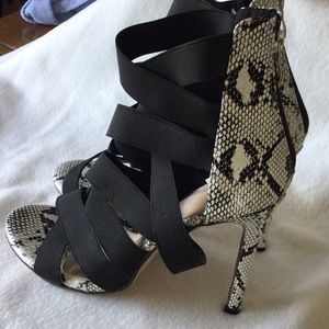 Snakeskin Like Sandals